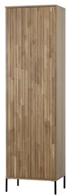 Гардероб от декор от дъб в естествен цвят 60x210x42 cm Gravure – WOOOD