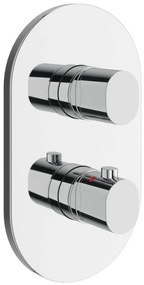 Ravak X070457 - Термостатен душ смесител за вграждане CHROME лъскав хром