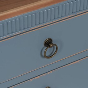 Синьо нощно шкафче Shabby – Ixia