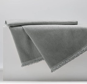Сиво покривало за легло от шенил 220x240 cm Talo – Filumi