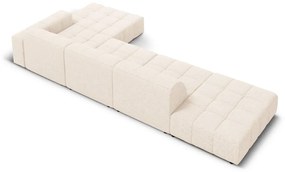 Кремав ъглов диван (десен ъгъл) Chicago - Cosmopolitan Design