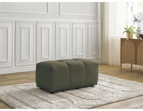 Табуретка от прежда с примки от букле в цвят каки Roxelane – Bobochic Paris