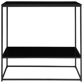 Черна конзолна маса с черен плот 80x36 cm Vita - House Nordic