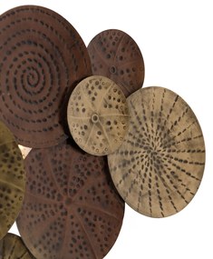 Стенна лампа в стил Арт Деко антично злато 71 см - Kelly