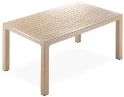 Градинска маса Classi Wood 90 х 150 - Капучино