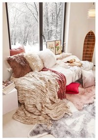 Възглавница от бяла овча кожа, 45 x 45 cm - Tiseco Home Studio