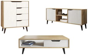 Комплект Тв модул Морано М + Скрин Морано C + Холна маса Морано II