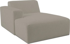 Светлокафяв модулен диван от букле (ляв ъгъл) Roxy – Scandic