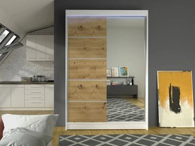 Гардероб Lino III Sliding-Fusiko-White