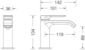 Кран за тоалетна Eurorama Charma