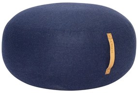 Тъмносин пуф Turenio, ø 70 cm Mochi - Hübsch