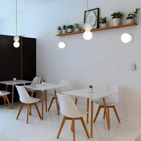 Сива стенна лампа, височина 10 cm Creta - SULION