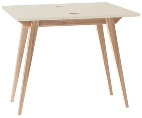 Кремава конзолна маса с бял плот 45x90 cm Envelope - Ragaba