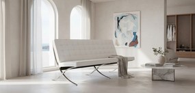 Триместен диван Casablanca-бял