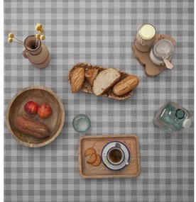 Покривка за маса Grey Vichy, 140 x 200 cm - Really Nice Things