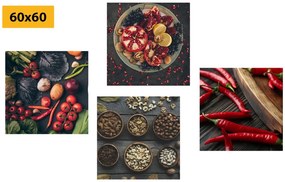Комплект картини – Кулинарни специалитети