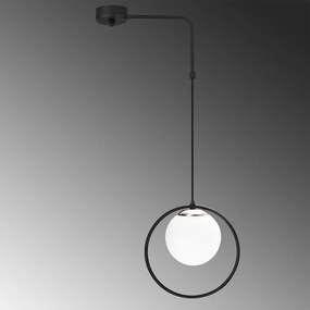 Черно метално висящо осветително тяло Opviq lights Elpidas - Opviq lights