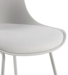 Бял бар стол (височина на седалката 76 cm) Tina – Actona