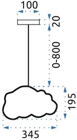 Пендел Cloud Gray LH2077-2