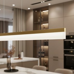 Лампа LED APP1694-CP 120 cm Brush Gold