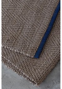 Кафяв килим от юта 50x80 cm Notes – Mette Ditmer Denmark
