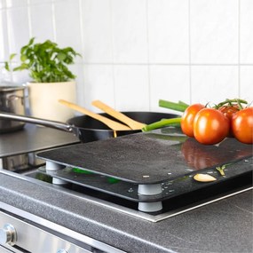 Капаци за печка в комплект от 2 броя от закалено стъкло 52x30 cm Rosemary - Maximex