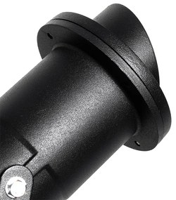 Комплект от 3 градински шипове черни с кабел и щепсел IP65 - Done