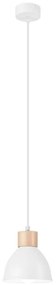 Висящ полилей NICO 1xE27/60W/230V бял