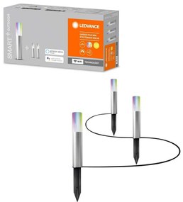 Ledvance - Удължаващ к-кт 3бр. LED RGB екстериорни лампи SMART 3xLED/1,9W/230V Wi-Fi