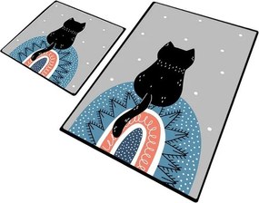 Килими за баня в комплект 2 бр. 60x100 cm Waiten – Foutastic