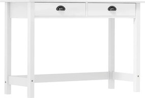 288992 vidaXL Конзолна маса Hill с 2 чекмеджета 110x45x74 см бор масив
