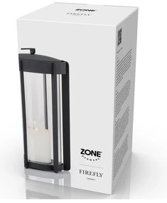 Черен LED фенер с USB (височина 25 cm) Firefly – Zone