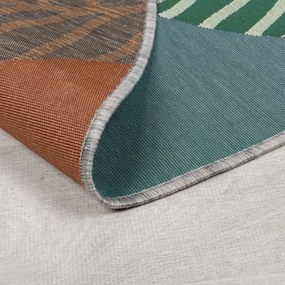 Зелен кръгъл килим за открито ø 160 cm Eric - Flair Rugs