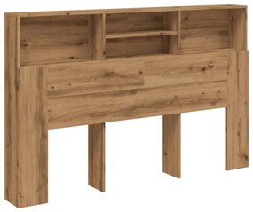 856871 vidaXL Табла за легло тип шкаф, 160x19x103,5 см, инженерно дърво
