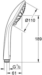 Ръчен душ Grohe Euphoria II