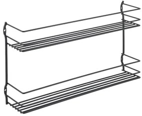 Стенен стоманен органайзер за подправки Pepito – Metaltex