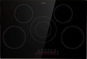 Klarstein Virtuosa 5, плот за вграждане, 5 зони, 8200W, стъклокерамика