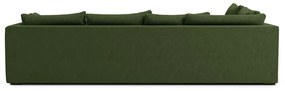 Тъмнозелен ъглов диван (ляв ъгъл) Comfy - Scandic