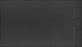Корито за душ кабина Rea Bazalt Black 80x120