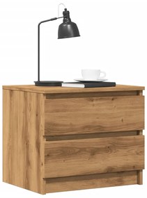 856521 vidaXL Нощни шкафчета, 2 бр, 50x40x43.5 см, инженерно дърво
