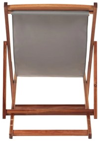 Сив/в естествен цвят градински шезлонг от масивно дърво Dionysus – Bonami Essentials