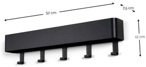 Сиво-бежова метална стенна закачалка с рафт Dax Play - Spinder Design