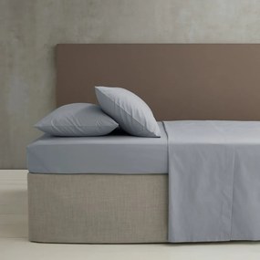 Сив чаршаф от перкал 275x275 cm Easy Iron Percale – Catherine Lansfield