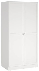 Бял гардероб 99x200x62 cm Billund – Tvilum