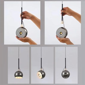 Пендел LED G087-1CP BLACK CHROME