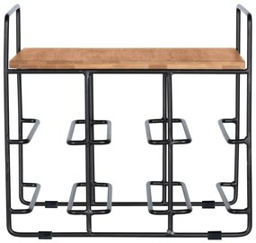 Стойка за 6 бутилки вино с бамбуков рафт Loft - Wenko