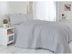 Бежово памучно покривало за легло 220x240 cm Pique – Mijolnir