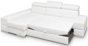 Ъглов Диван Дрен Еко LTHR -Левко-Ляв