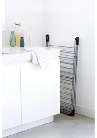 Сушилник за дрехи Brabantia 90300182, Т-образен, 20 м, Устойчив на корозия, Регулируеми крила, Решетка за сушене, Бял