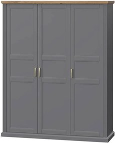 Гардероб 3-врати Tahoma 3D-Anthracite